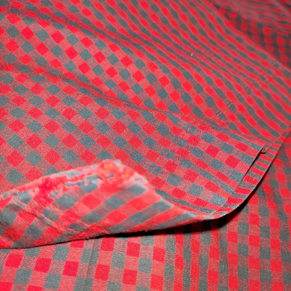 Ben Sherman Short Sleeve Button Down Gingham Shirt - Picture 10 of 12